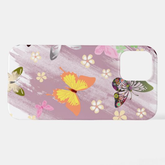 Butterfly Patroon 7 iPhone Hoesje (Achterkant horizontaal)