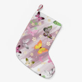 Butterfly Patroon 7 Kleine Kerstsok (Voorkant (Hangend))