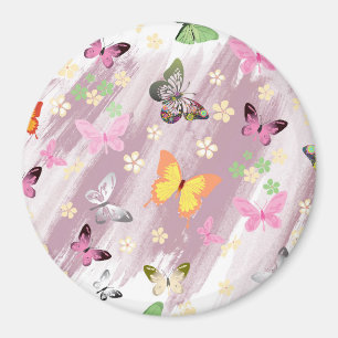 Butterfly Patroon 7 Magneet