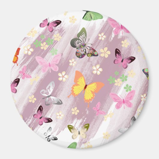 Butterfly Patroon 7 Magneet (Voorkant)