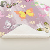 Butterfly Patroon 7 Sherpa Deken (3/4)
