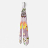 Butterfly Patroon 7 Stropdas (Achterkant)