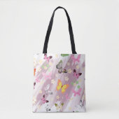 Butterfly Patroon 7 Tote Bag (Voorkant)