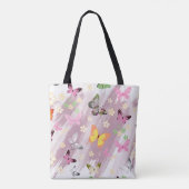 Butterfly Patroon 7 Tote Bag (Achterkant)