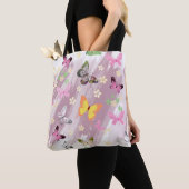 Butterfly Patroon 7 Tote Bag (Dichtbij)