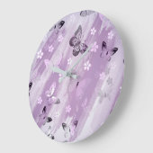 Butterfly Patroon 8 Grote Klok (Hoek)