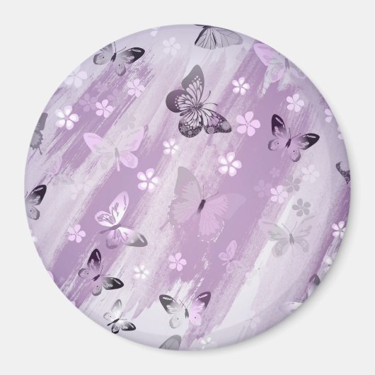 Butterfly Patroon 8 Magneet (Voorkant)