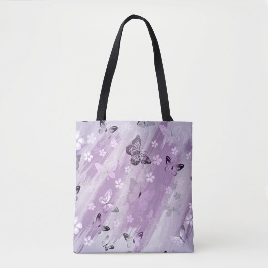 Butterfly Patroon 8 Tote Bag (Voorkant)