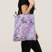 Butterfly Patroon 8 Tote Bag (Dichtbij)