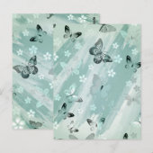 Butterfly Patroon 9 Briefkaart (Voorkant / Achterkant)