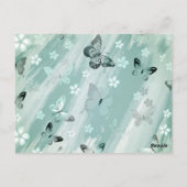 Butterfly Patroon 9 Briefkaart (Achterkant)