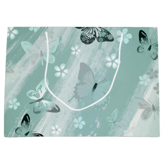 Butterfly Patroon 9 Groot Cadeauzakje (Voorkant)