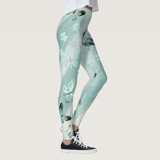 Butterfly Patroon 9 Leggings (Rechts)