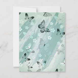 Butterfly Patroon 9 Notitiekaartje
