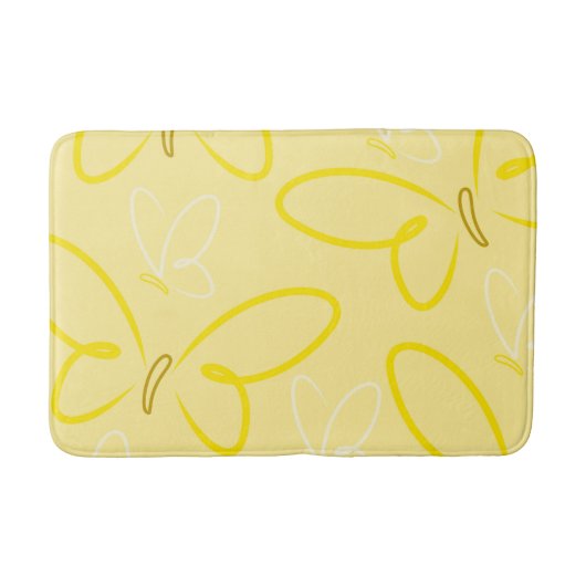 Butterfly-patroon Badmat (Voorkant)