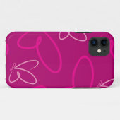 Butterfly-patroon Case-Mate iPhone Case (Achterkant (horizontaal))