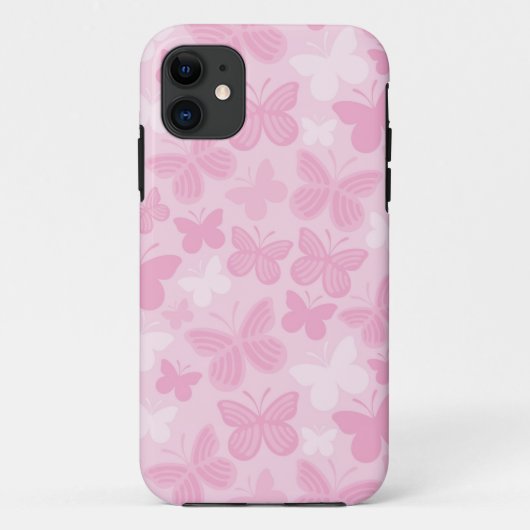 Butterfly-patroon Case-Mate iPhone Case (Achterkant)