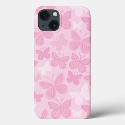 Butterfly-patroon Case-Mate iPhone Case (Achterkant)