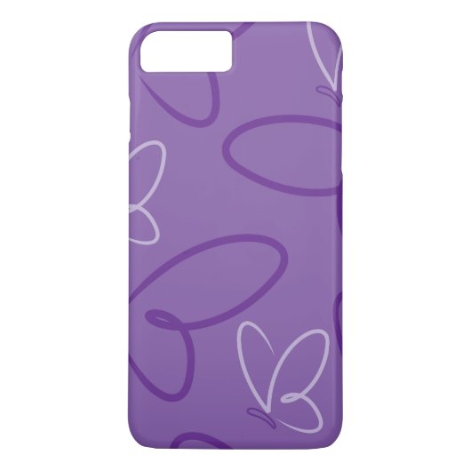 Butterfly-patroon Case-Mate iPhone Case (Achterkant)