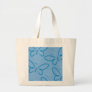 Butterfly-patroon Grote Tote Bag