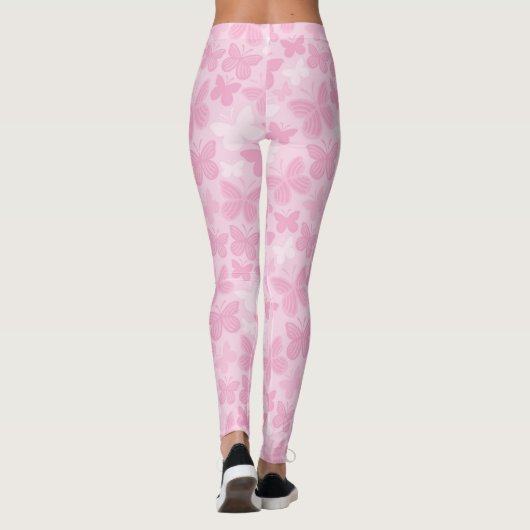 Butterfly-patroon Leggings (Achterkant)