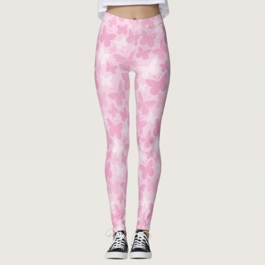 Butterfly-patroon Leggings (Voorkant)