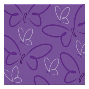 Butterfly-patroon Perfect Poster