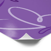 Butterfly-patroon Perfect Poster (Hoek)