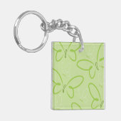 Butterfly-patroon Sleutelhanger (Voorkant Links)