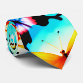 Butterfly-patroon Stropdas (Opgerold)