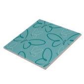 Butterfly-patroon Tegeltje (Zijkant)