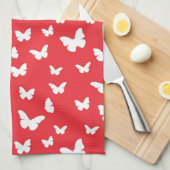 Butterfly-patroon Theedoek (Quarter Fold)