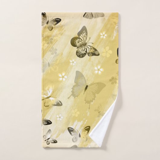 Butterfly Pattern 10 Bad Handdoek (Handdoek)