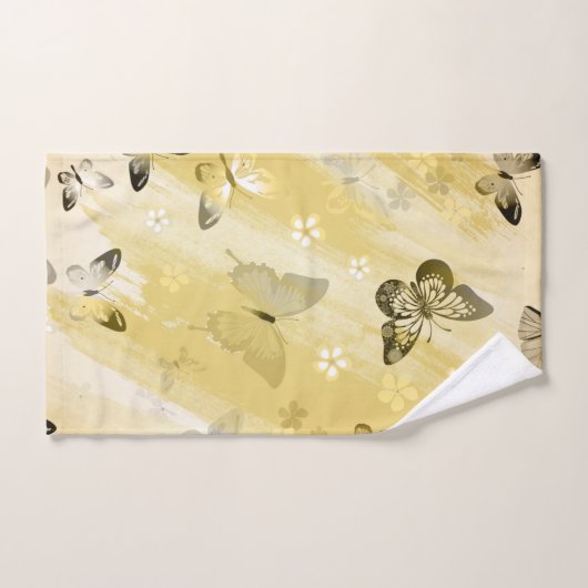 Butterfly Pattern 10 Bad Handdoek (Handdoek)