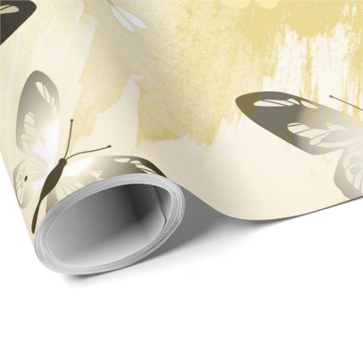 Butterfly Pattern 10 Cadeaupapier (Rol Hoek)