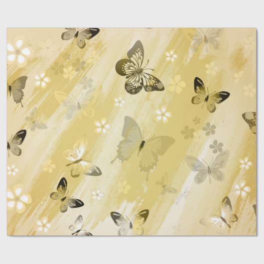 Butterfly Pattern 10 Cadeaupapier (Vlak)