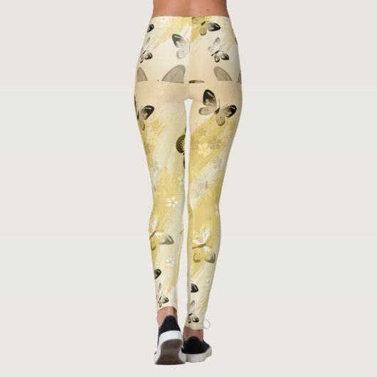 Butterfly Pattern 10 Leggings (Achterkant)