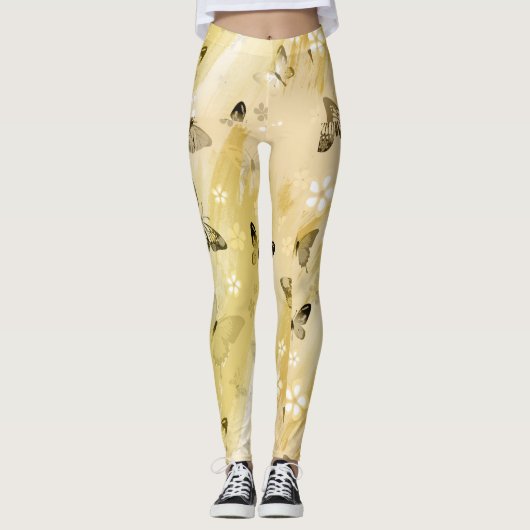 Butterfly Pattern 10 Leggings (Voorkant)