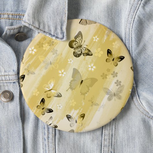 Butterfly Pattern 10 Ronde Button 6,0 Cm (In situ)