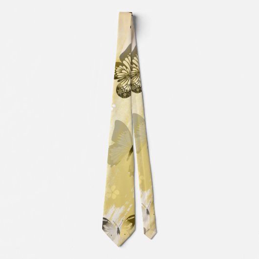 Butterfly Pattern 10 Stropdas (Voorkant)