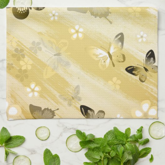 Butterfly Pattern 10 Theedoek (Gevouwen)
