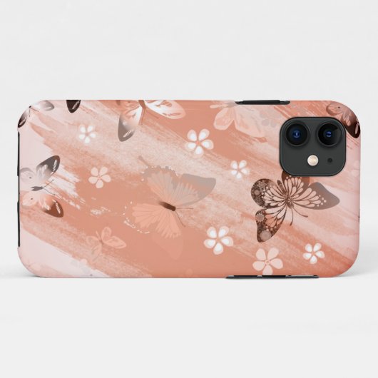 Butterfly Pattern 11 Case-Mate iPhone Case (Achterkant (horizontaal))