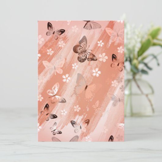 Butterfly Pattern 11 Kaart (Staand voorkant)