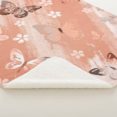 Butterfly Pattern 11 Sherpa Deken (3/4)