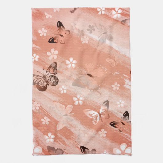Butterfly Pattern 11 Theedoek (Verticaal)