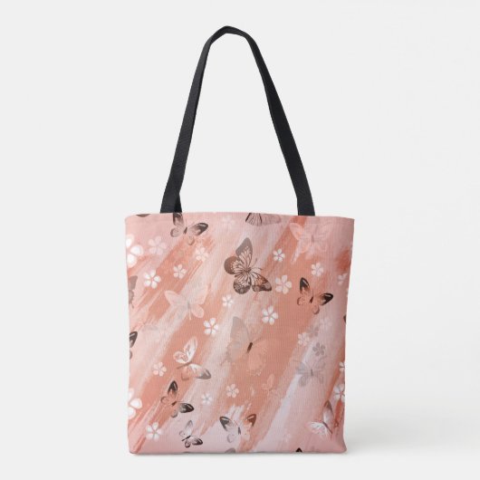 Butterfly Pattern 11 Tote Bag (Achterkant)