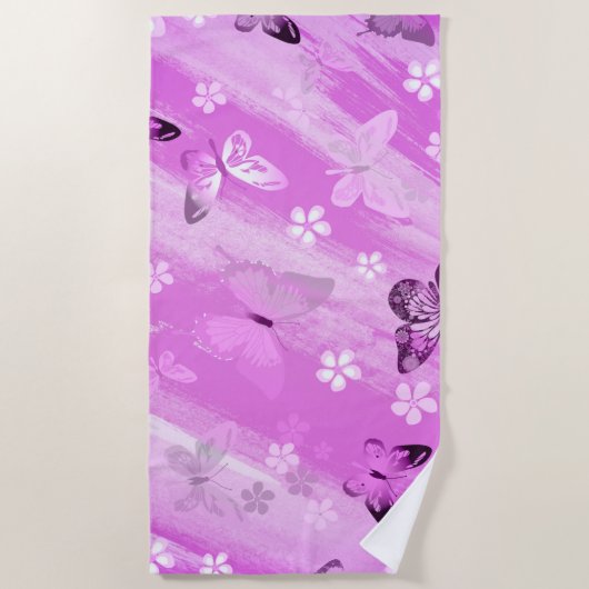 Butterfly Pattern 12 Strandlaken (Voorkant)