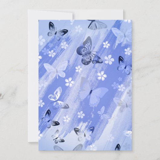Butterfly Pattern 13 Bedankkaart (Voorkant)