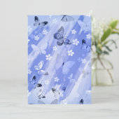 Butterfly Pattern 13 Bedankkaart (Staand voorkant)