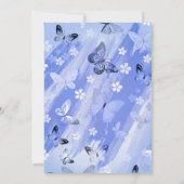 Butterfly Pattern 13 Bedankkaart (Achterkant)
